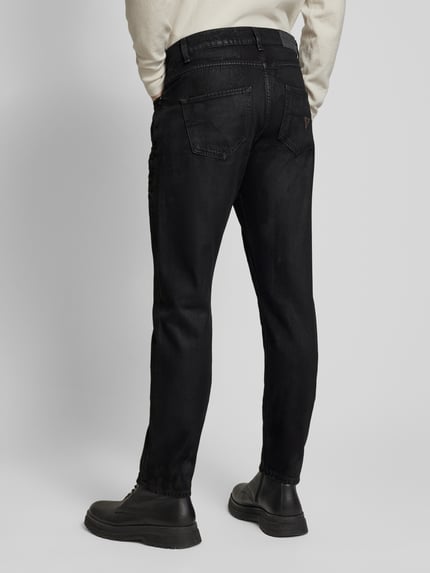 GUESS Relaxed fit jeans in 5-pocketmodel, model 'JAMES' Zwart - 5