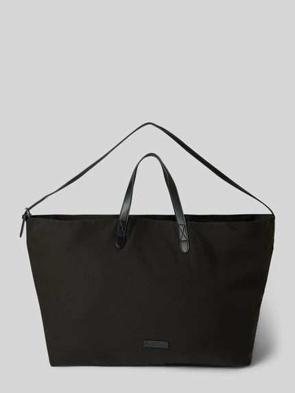 bugatti Shopper mit Label-Patch Modell 'Finn' Black 2