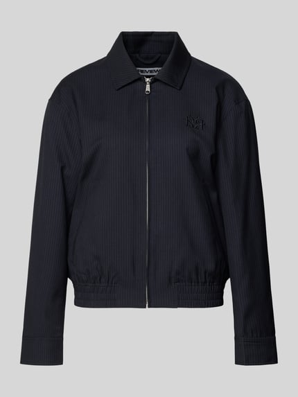 Lässige Blousonjacke mit Nadelstreifen Shop The Look MANNEQUINE