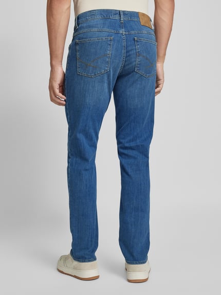 Brax Comfort fit jeans in 5-pocketmodel model 'Cooper' Jeansblauw gemêleerd - 5