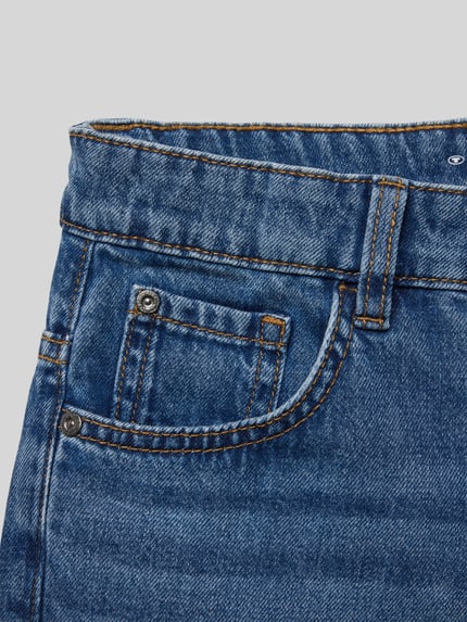 Tom Tailor Regular fit korte jeans van puur katoen Blauw - 2