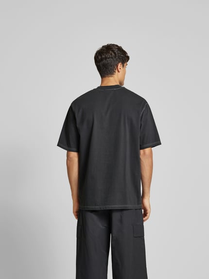 A-COLD-WALL T-shirt met labelprint Black - 5