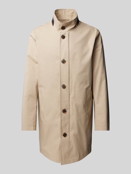 ROY ROBSON Lange jas met opstaande kraag Beige - 2