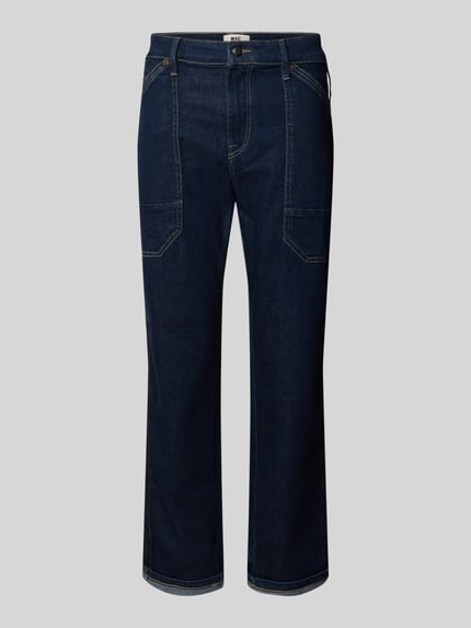 MAC Relaxed Fit Jeans mit Eingrifftaschen Modell 'Iowa Baggy' Dunkelblau 2