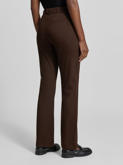 OPUS PANTS Relaxed Fit Gerade Hose aus Viskose-Mix Modell 'Luane Long' Dunkelbraun 5
