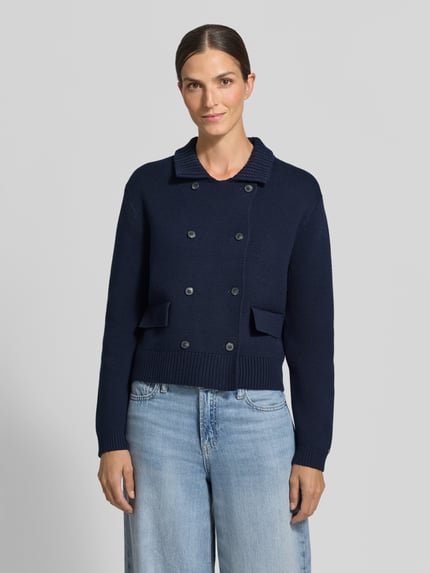 Tommy Hilfiger Strickjacke mit doppelreihiger Knopfleiste Marine 4