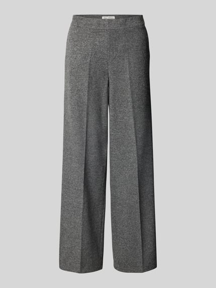 Marc O'Polo Wide Leg Anzughose aus Baumwoll-Mix Mittelgrau 2