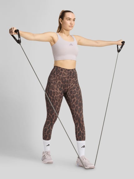 adidas Sportswear Sport-BH mit Logo Print und Rücken-Detail Hellrosa 1