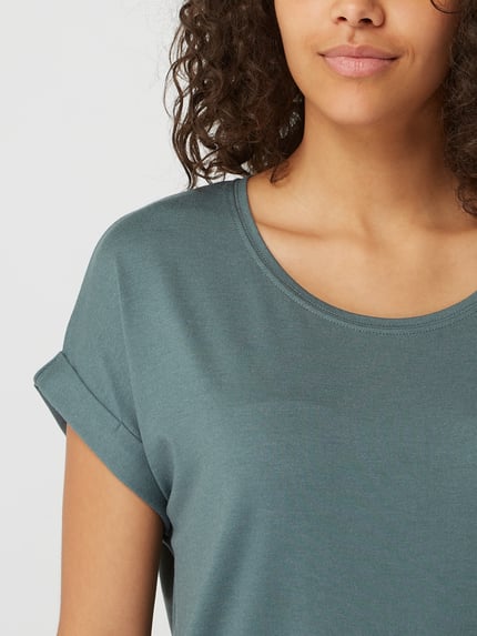 ONLY T-shirt z okrągłym dekoltem model 'MOSTER' Trzcinowy 3