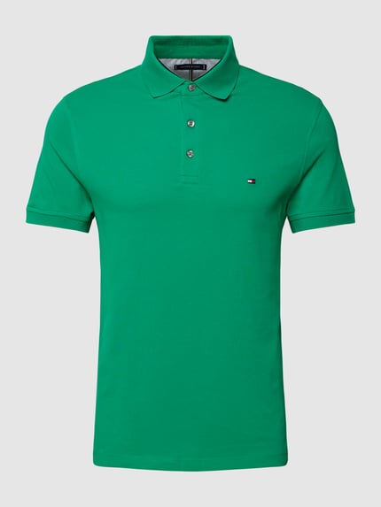 Tommy Hilfiger Koszulka polo o kroju slim fit model ‘1985’ Jasnozielony 2