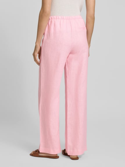 MANGO Stoffhose mit elastischem Bund Modell 'ALADA' Hellrosa 5