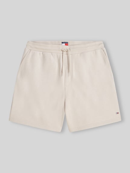 Tommy Jeans Relaxed Fit Bermuda aus Baumwoll-Mix mit Tunnelzug Beige 2