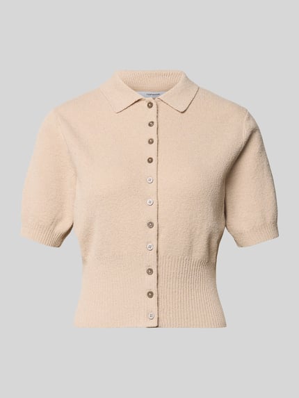 Cardigan met 1/2-mouwen en polokraag model 'KYLIE' Shop The Look MANNEQUINE