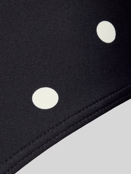 Productfoto, Bikini-Slip im Allover-Look van Jake*s Casual in zwart-wit met all-over look, materiaalmix met stretch, nauwsluitend, elastische band