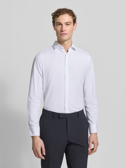 OLYMP Level 5 Slim fit zakelijk overhemd met stretch Wit - 4