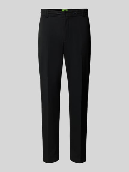 CINQUE Slim Fit Stoffhose mit Bügelfalten Modell 'JUNO' Black 2