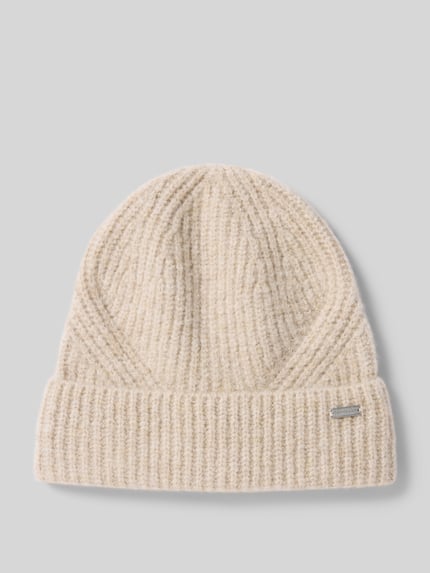 Tom Tailor Beanie mit Baumwoll-Anteil Beige 1