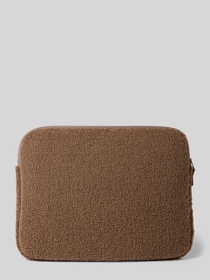 Studio Noos Laptoptasche aus Teddyfell Modell 'Teddy' Mittelbraun 2