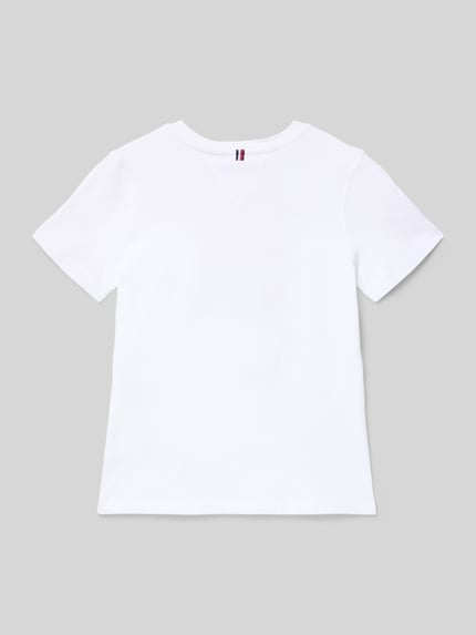 Tommy Hilfiger Teens T-Shirt mit Logo-Stickerei Weiss 3