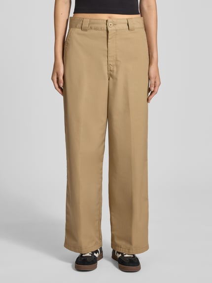 Carhartt Work In Progress Stoffhose mit französische Eingrifftaschen Beige 4
