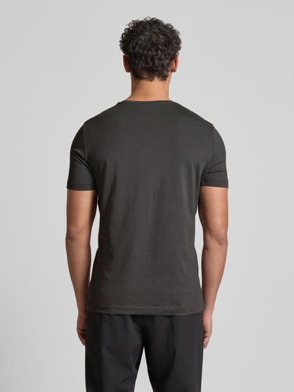 Christian Berg Men T-shirt met V-hals Antraciet - 5