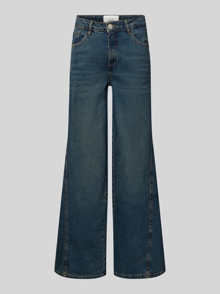 OPUS Wide Leg Jeans mit Eingrifftaschen Modell 'Miva soul' Jeansblau 2