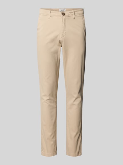 Slim Fit Stoffhose mit Gesäßtaschen Modell 'Marco' Shop The Look MANNEQUINE