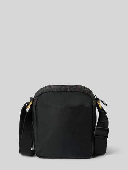 Barbour Wasserabweisende Umhängetasche mit Label-Patch Anthrazit 4