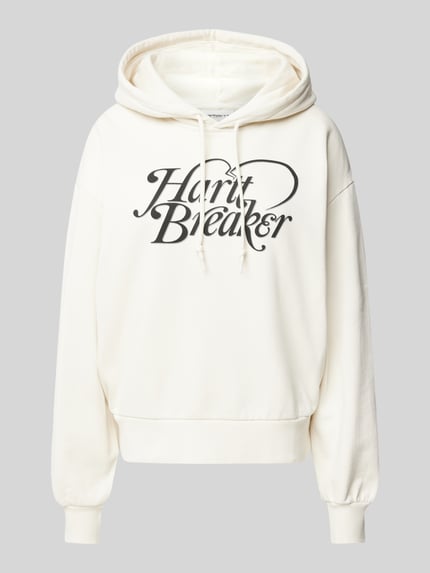 Carhartt Work In Progress Bluza z kapturem i nadrukiem z napisem model ‘Harttbreaker’ Écru 2
