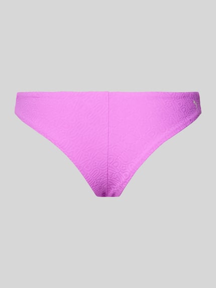 PUMA Bikini-Hose mit Strukturmuster Pink 3