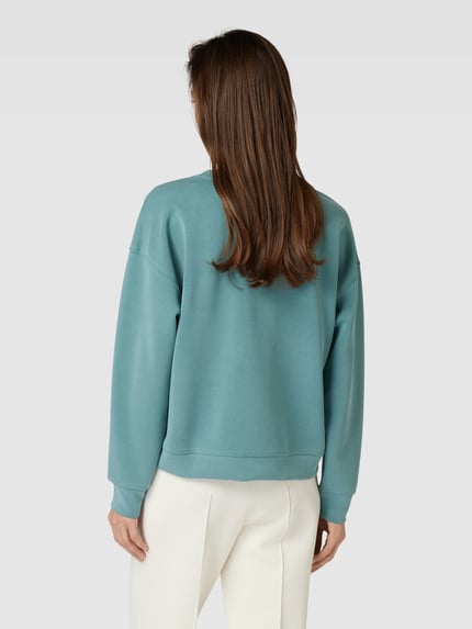 Jake*s Collection Sweatshirt mit Statement-Print Lagune 5