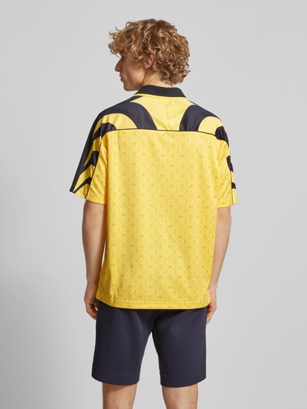 PUMA Performance Relaxed Fit Trikot mit Logo-Print Modell 'ROAD TO UNITY' GELB 5