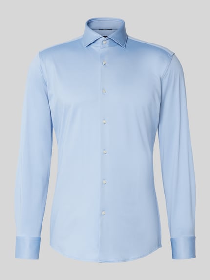 BOSS Slim Fit Businesshemd aus atmungsaktivem Material Modell 'P-HANK-SPREAD' Bleu 2