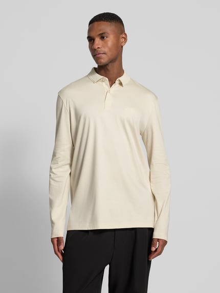 BOSS Green Regular fit poloshirt van puur katoen, model 'PIROL' Beige - 4