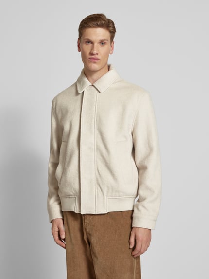 ONLY & SONS Regular fit bomberjack met steekzakken, model 'WAYNE' Offwhite - 4