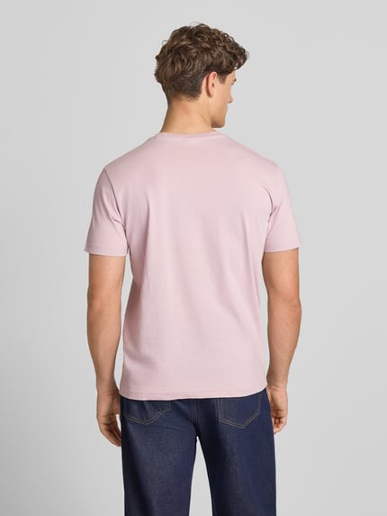 Champion T-shirt met label-stitching met ronde hals Oudroze - 5