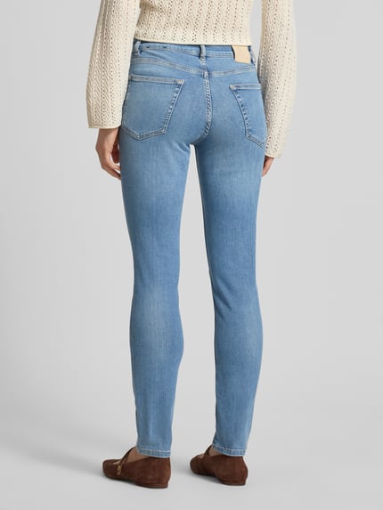BOSS Orange skinny fit jeans met 5-pocketmodel model 'JACKIE' Lichtblauw - 5