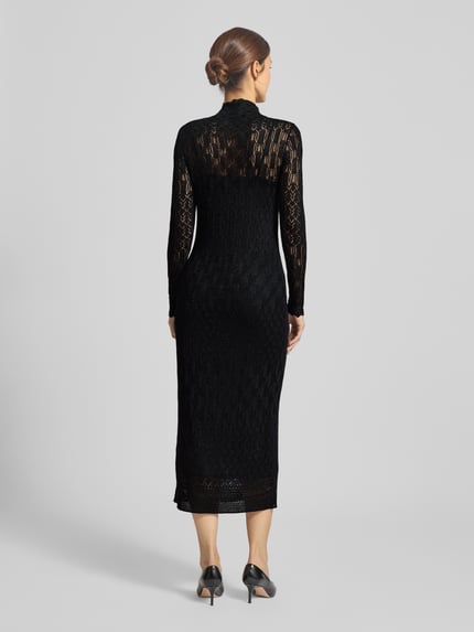 Lauren Ralph Lauren Midi-jurk van viscosemix, model 'PAGDEN' Black - 5