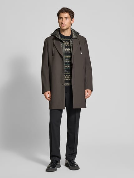 Antony Morato Mantel mit Kapuze Oliv 1