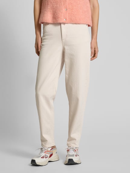 VERO MODA Jeansy o kroju mom fit z mieszanki bawełny model ‘TESSA’ Écru 4