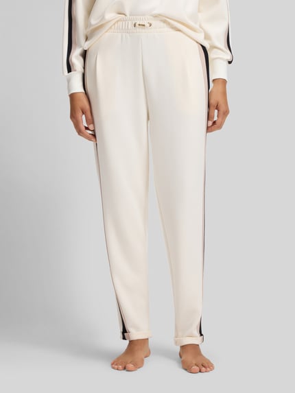 BOSS Pyjama-Hose mit Kontraststreifen Weiss 4
