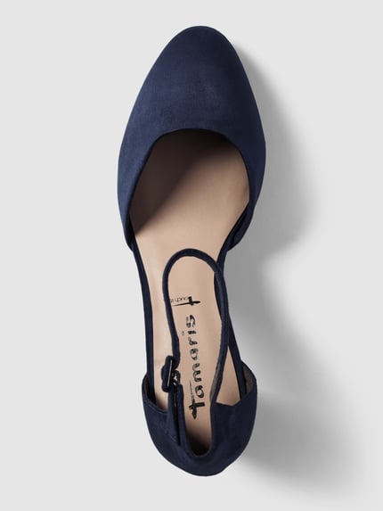 Tamaris Pumps mit Blockabsatz Dunkelblau 3