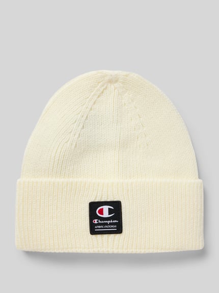 Champion Mütze in Strick-Optik Modell 'Rib' Beige 1