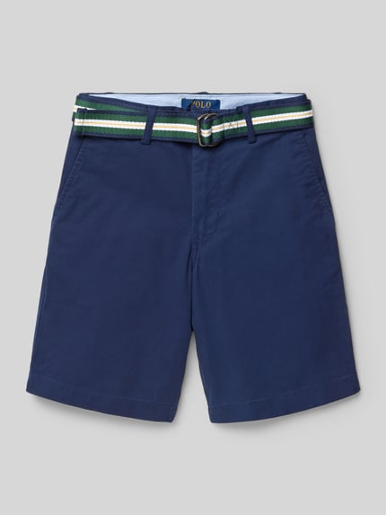 Polo Ralph Lauren Teens Regular Fit Bermudas aus Baumwoll-Mix Modell 'BEDFORD' Marine 1