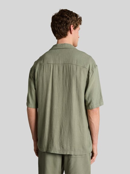 Tom Tailor Denim Loose Fit Freizeithemd aus Leinen-Viskose-Mix Mint 5
