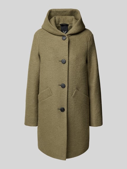 FUCHS SCHMITT Wollmantel mit Kapuze Schilf 2