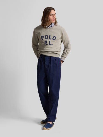 Polo Ralph Lauren Bluza o kroju regular fit z mieszanki bawełny Ciemnoszary 1