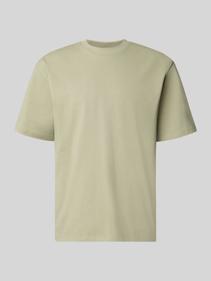 Lindbergh Oversized t-shirt z okrągłym dekoltem Oliwkowy 2