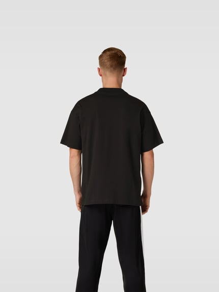 Blue Sky Inn t-shirt o kroju oversized ze stójką Czarny 5