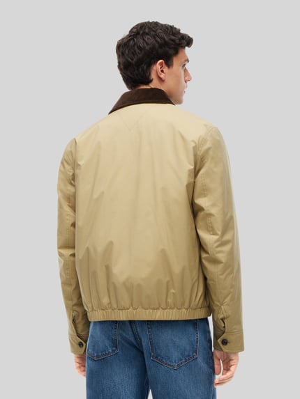 Tommy Hilfiger Bomberjacke mit Kontrastkragen Modell 'SURPLUS' Beige 5